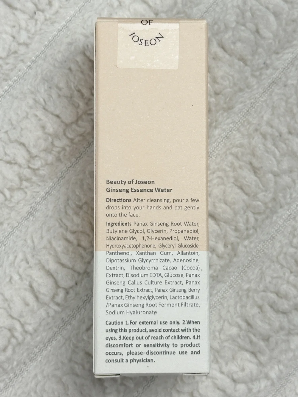Beauty Of Joseone Ginseng Essence Water